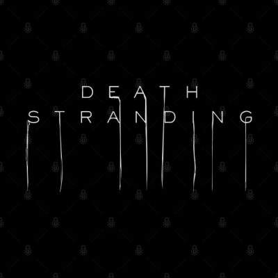 Death Stranding Logo Text Tapestry Official Death Stranding Merch