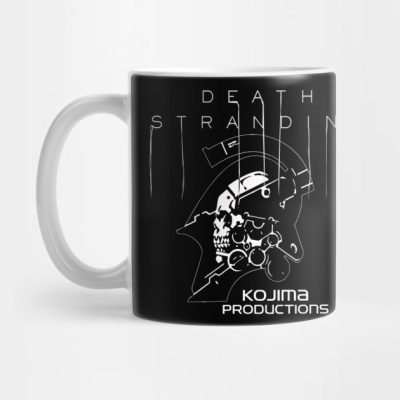 Death Stranding Logo Text And Kojima Mug Official Death Stranding Merch