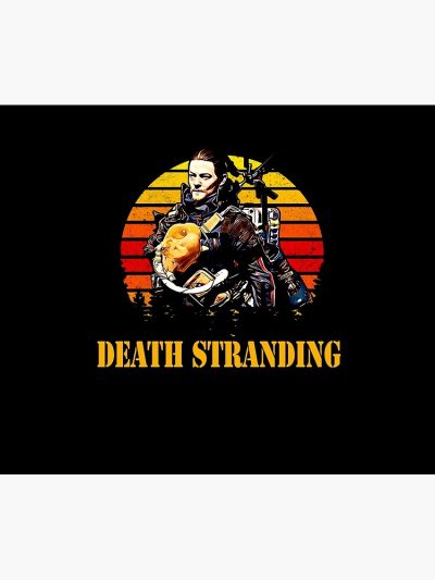 Retro Death Art Stranding Game For Fans Tapestry Official Death Stranding Merch