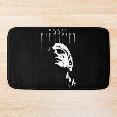 Half Face Death Art Stranding Game For Fans Bath Mat Official Death Stranding Merch